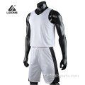 Uniforme de basquete reversível de basquete por atacado